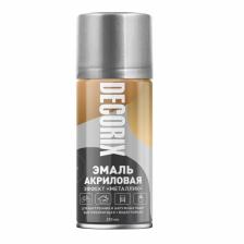 Эмаль-аэрозоль DECORIX (M303), Металлик-серебро, 210 мл