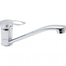 Смеситель для кухни DORON DС 2127-N, шаровый, хром, излив длинный нос, п/г 003349