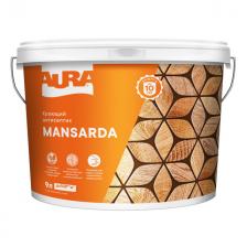 антисептик кроющий AURA Mansarda 9л белый, арт.AWW036