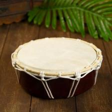 Сувенирный музыкальный инструмент Бубен «Уникальность», 23x23x7.5 см