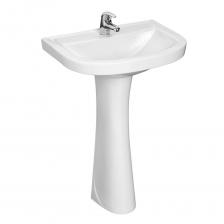 Комплект раковина с пьедесталом Santeri Pro 56 см белая