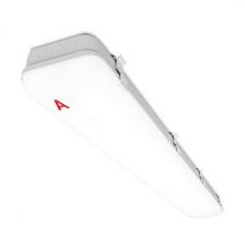 Промышленный потолочный светодиодный линейный светильник Wolta STD ДСП11-36-041-6К с БАП EM1 36Вт 6500К IP65 Матовый