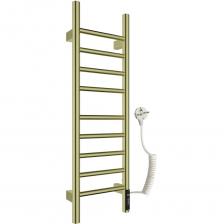 Полотенцесушитель электрический Wonzon & Woghand брашированное золото WW-AL4092-BG