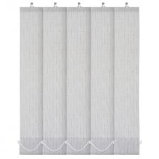 комплект ламелей УЮТ Рогожка 5шт для вертикальных жалюзи 180см серый, арт. 61.61ТО.3239