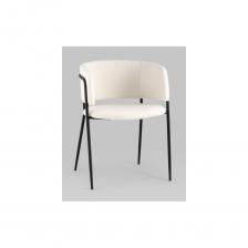 Комфортное мини кресло с широкой спинкой. Обивка выполнена из мягкой и легкой ткани букле. Красивый и очень мягкий материал, который оставляет ощущение теплоты и уюта. Прочная конструкция выдерживает нагрузки до 120 кг. Полукруглая спинка и широкое сиденье обеспечат удобство при посадке. Лаконичный дизайн стула дополнит любой интерьер и будет прекрасно смотреться в комплекте с обеденным столом.