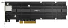 Опции к системам хранения Synology M.2 SSD-NVME adapter M.2 2110/2080,2 slots m.2 key , 10 Gigabit port RJ-45, PCIe 3.0 x8 adapter (FH bracket)' [E10M20-T1]