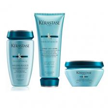 Набор для ухода за волосами KERASTASE Набор Resistance Force Architecte: Шампунь + Кондиционер + Маска