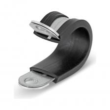 Применяется для крепления труб, кабелей, кабельных жгутов, труб защиты проводов, шлангов. Крепежная скоба поставляется с резиновым профилем, который обеспечивает улучшение геометрического замыкания между хомутом и прикрепляемым объектом и снижение вибрации и уровня шума.