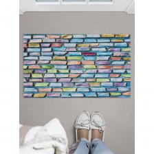 Придверный коврик в прихожую с принтом JOYARTY "стена из радужных камней" 45х75 см door_23310 поможет защитить прихожую от влаги и грязи, принесенной с улицы.Верхняя часть изделия выполнена из плотного искусственного войлока (100% полиэстер), такой материал отличается износостойкостью и легко очищается с помощью щетки или пылесоса.Основание ковра – резиновое покрытие, изготовленное из 100% каучука, благодаря чему ковер не скользит по поверхности пола и защищает его от жидкости и загрязнений.Внимание! В зависимости от цветопередачи экрана монитора яркость рисунка может отличаться от изображения на сайте. Допустимо отклонение в размерах в пределах 1 см.