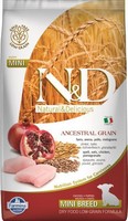 Farmina N&D Ancestral Grain Puppy Mini Chicken Spelt Oats Pomegranate / Сухой Низкозерновой корм Фармина для Щенков Мелких и Карликовых пород Курица с Гранатом