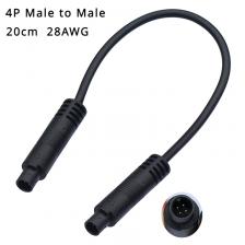 1/5 шт./лот, 4-контактный разъем «папа-папа/мама-мама», удлинитель камеры заднего вида, 4P, автомобильный видеокабель, 20 см