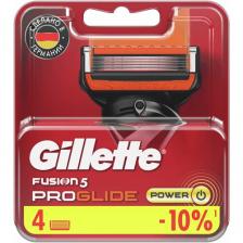 Сменные лезвия для бритвы Gillette Fusion ProGlide Power — 4 шт.