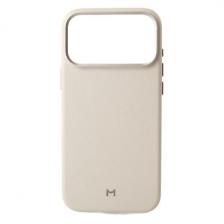 Чехол для iPhone 17 Pro, экокожа, с магнитами, совместимый с MagSafe Ivory (CLT044i)
