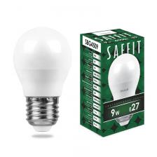 Лампа светодиодная, 9W 230V E27 4000K G45, SBG4509, цена за 1 шт.