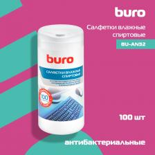 Салфетки влажные Buro BU-AN32, антибактериальные, 100шт