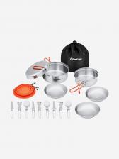 Набор посуды KingCamp 2210/2008 Adventurer II pro, Серебряный