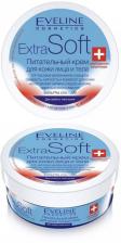 Крем для лица и тела Питательный для любого типа кожи Extra Soft Eveline, 200 мл