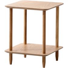 Журнальный столик Stool Group Stiff 40*40 светлое дерево УТ000036023 (квадратная столешница, 4 ножки)