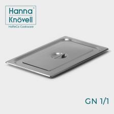 Крышка к гастроемкости GN 1/1 Hanna Knovell, 53x32.5 см, толщина 0.6 мм, нержавеющая сталь