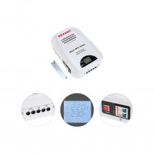 Однофазный стабилизатор переменного напряжения релейного типа марки REXANT предназначены для поддержания стабильного напряжения сети и питания электрооборудования и бытовых приборов. При отклонении входного напряжения от нормы устройство стабилизирует его, благодаря чему подключенное к нему оборудование можно использовать без опасности вероятных поломок. Оснащен индикацией основных режимов работы, а также уровней напряжения на входе и выходе. Номинальная величина выходного напряжения составляет 220 В ± 10%. Наличие варистора позволяет сглаживать импульсные помехи. Устройство незаменимо в случае необходимости защитить оборудование от поломок вследствие перепадов напряжения в сети. Опция байпас позволяет переключать электропитание нагрузки на входную сеть в обход электронной схемы устройства в период, когда его использование нецелесообразно. Например, при низкой нагрузке на сеть.