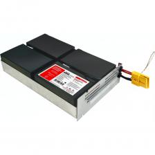 Картридж RBC159 Professional является функционально копией APC RBC159. В RBC159 Professional устанавливаются только качественные аккумуляторы из списка совместимости SCHNEIDER ELECTRIC: CSB, BB Battery. При его изготовлении максимально используются комплектующие и материалы, произведенные на территории РФ. Батарейный картридж RBC159 Professional – металлический лоток, в котором установлены 4 необслуживаемых герметичных свинцово-кислотных аккумулятора напряжением 12 В и емкостью 8,5-9 Ач. Он может быть использован в ИБП: APC Smart-UPS SMT1500R2I-6W, SMT1500RMI2U, SMT1500RMI2UNC, SMT1500RMI2U-CH, SMT1500RMI2UNCITE, Smart-UPS C SMC2000I-2U, SMC2000I-2URS, SMC2000I2U-CH. Перед сборкой аккумуляторы проходят следующие проверки: напряжение не ниже 12,5 В разброс напряжений не более 0,5 В отклонение внутреннего сопротивления не более 10 % от паспортного После сборки батарейный картридж проверяется под нагрузкой с использованием тепловизора для проверки качества контакта клемм. При тестировании делаются две фотографии: напряжение холостого хода батарейного комплекта (без нагрузки) напряжение под нагрузкой, отображенной на амперметре нагрузочной машины Указанные фотоматериалы хранятся 12 месяцев со дня сборки, и Вы можете их запросить по индивидуальному номеру RBC159 Professional - приводится на наклейке на лицевой панели каждого картриджа. Формат индивидуального номера "А-9999". Важно! После установки картриджа в ИБП типа Smart требуется провести полный заряд АКБ и их калибровку штатным ПО.