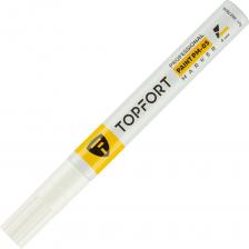 Лаковый маркер Маркер лаковый Topfort paint 4 мм, белый 1827836