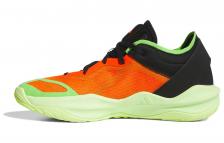 Кроссовки adidas Adizero Select 2.0 Solar Red Core Black Lucid Lime, оранжевый/зеленый