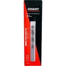 Сверло по металлу HSS-G (9х125х81 мм) Gigant DBM 11130