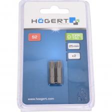 Биты (2 шт; TORX 40; 25 мм; сталь S2) HOEGERT TECHNIK HT1S367