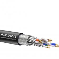 Витая пара CAT 6a S/FTP (Shielded/Foiled Twisted Pair) - это высококачественный кабель, используемый для передачи данных с частотой до 500 МГц/с в локальных сетях (LAN). Поддерживает скорость передачи данных до 10 Гбит/с до 100 м, что делает его идеальным выбором для высоконагруженных сетей, требующих максимальной пропускной способности. Экранирование общее и на уровне пар (S/FTP) минимизирует влияние внешних электромагнитных помех, обеспечивая надежную и стабильную работу. Структура кабеля: Экранирование S/FTP (Shielded/Foiled Twisted Pair) - витая пара с двойным экранированием: общий экран-оплётка плюс индивидуальный фольгированный экран каждой пары. Такой кабель обеспечивает наилучшую защиту от внешних и внутренних помех и рекомендуется для критически важных и высоконагруженных сетей. 4 пары (23 AWG) витых проводников из одножильной меди Медь электролитическая отожженная (BC) Диаметр проводника - 0,57 мм (структура 4х2х0.57) Внешняя оболочка нг(а) LSZH - поливинилхлорид не поддерживающий горение с пониженным уровнем дымо-выделения. При горении не выделает галогены. Предназначен для прокладки в местах с повышенным уровнем пожарной безопасности. Цвет - Черный Внешний диаметр - 7,0 мм Упаковка - 305 м Соответствует стандартам: 10Base-T; 100Base-T; 1000Base-T; 10GBase-T; PoE/PoE+/PoE++ (IEEE802.3af/at/bt) ANSI/TIA-568-C.2 ISO/IEC 11801 ANSI/TIA-568.2-D IEC 61156-5 EN 50173-1 EN 501288-2-1 IEC 60332-1-1 EC 60332-1-2 IEC 60754-2 IEC 61034-1