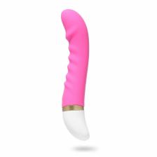 Вибратор со стимуляцией точки G, 19x3.5 см, розовый