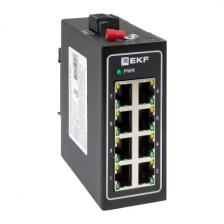 EKF TSX-U-8T Промышленный неуправляемый коммутатор U-8T, 8 портов 10/100Base-T(X) RJ45 1 шт