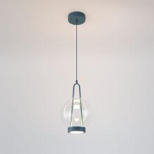 Подвесной светодиодный светильник со стеклянным плафоном 50267/1 LED синий поможет создать качественное акцентное освещение квартиры, кафе или магазина.С помощью регулировки высоты подвеса имеется возможность размещать светильники на разных уровнях, создавая уникальные световые композиции. Источником света являются экономичные SMD светодиоды с мощностью 15 Вт и цветовой температурой 3000 К, обладающие высокой светоотдачей и излучающие равномерный световой поток 1096 лм. Корпус светильника изготовлен из прочного металла, который надежно защищает внутренний механизм от повреждений.
