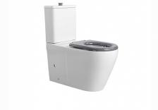 Унитаз-компакт напольный AQUATEK AQ2213-00 с сиденьем белый