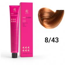 RR Line крем-краска Color Cream, 8/43 светлый блонд медно-золотистый, 100 мл