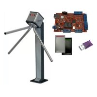 Электронная проходная Gate C-03 на базе турникета Oxgard Cube C-03 (с планками Антипаника)