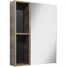 Зеркало-шкаф Comforty Штутгарт 60, дуб тёмно-коричневый