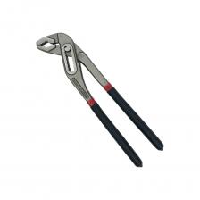 Переставные клещи с механизмом фиксации (гебельсы) предназначены для захвата разнообразных по форме предметов. Они используются в качестве трубного или разводного ключа. Особенностью данного инструмента является возможность зафиксировать выбранный диапазон раствора губок и предотвратить самопроизвольное его изменение в раскрытом состоянии клещей, что свойственно переставным клещам традиционной конструкции. Данная особенность существенно упрощает работу, снижает время на промежуточную подготовку и повышает комфортность использования клещей. Высокая прочность и износостойкость. Рабочая часть клещей выполнена из высококачественной хромованадиевой стали. Оксидное покрытие обеспечивает защиту от коррозии и долгий срок службы. Удобство и практичность. Длинные рукоятки используются в качестве рычага, чтобы увеличить прикладываемое усилие.