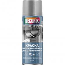 Цинк-алюминиевая аэрозольная краска для защиты металла Decorix 0114-04 DX