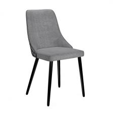 Стул DikLine 286 SB6/A3 св. серый, ножки черные арт.00-00079933 Dikline