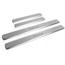 Накладки порогов Rival для Lada Vesta 2015-