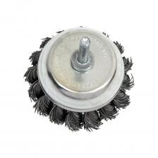 Чашеобразная стальная витая кордщетка для дрели Forsage 19930 F-BCR103