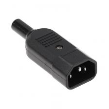 Переподключаемый разъем C13/C14 HUXUAN черный 10A/16A 220~250V