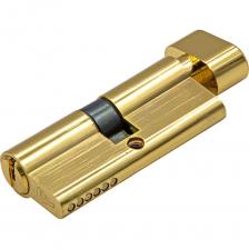 Цилиндровый механизм диаметром 60 мм, модель PB, с ключом-вертушкой и перфорированным ключом.Цилиндровый механизм, также известный как «личинка», представляет собой разновидность механизма секретности замка. Его рабочая часть — это цилиндр, который можно повернуть в корпусе только при условии, что в скважину внутри цилиндра вставлен штатный ключ. Такие механизмы используются в цилиндровых замках и защёлках для запирания входных и межкомнатных дверей.