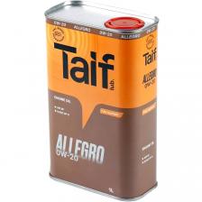 Моторное масло Taif ALLEGRO 0W-20, 1 л