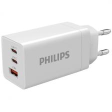 СЗУ Philips GAN PD65W+QC3.0, белый (DLP6333CW/74)