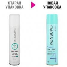 Kensuko Лак для волос без отдушки, экстрасильная фиксация, 301 г, 250 мл