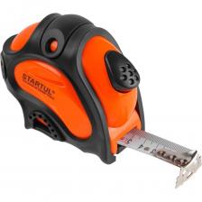 Рулетка применяется при выполнении измерительных или разметочных работ. Обрезиненный корпус защищает инструмент от механических воздействий и увеличивает срок его службы Улучшенный, надёжный механизм смотки измерительной ленты Функция автостоп Усиленное металлическое полотно упрощает работу при измерениях больших расстояний Полотно гнётся на 90° без излома Имеется специальный паз для рисования окружностей Специальная выемка на язычке для измерения длины проводов Материал изготовления: ABS-пластик, резина, сталь Толщина ленты, мм: 0,135 Цена деления, мм: 1 Класс точности: 2 3-х слойное полимерное покрытие, магнитный зацеп Наружный слой износостойкий прозрачный нейлон, что существенно увеличивает ресурс работы мерительной ленты и обеспечивает защиту от выцветания под воздействием УФ лучей Не применяется/используется в сфере законодательной метрологии