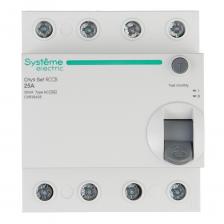 УЗО Systeme Electric City9 Set ВДТ 25А 3P+N тип AC 30 мА 6 кА (C9R36425)