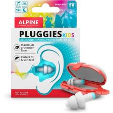 Детские беруши Pluggies для маленьких ушных каналов. Шумоподавляющие беруши для детей 5-12 лет. Многофункциональная защита органов слуха для полетов и плавания. Гипоаллергенные многоразовые фильтрующие беруши Alpine